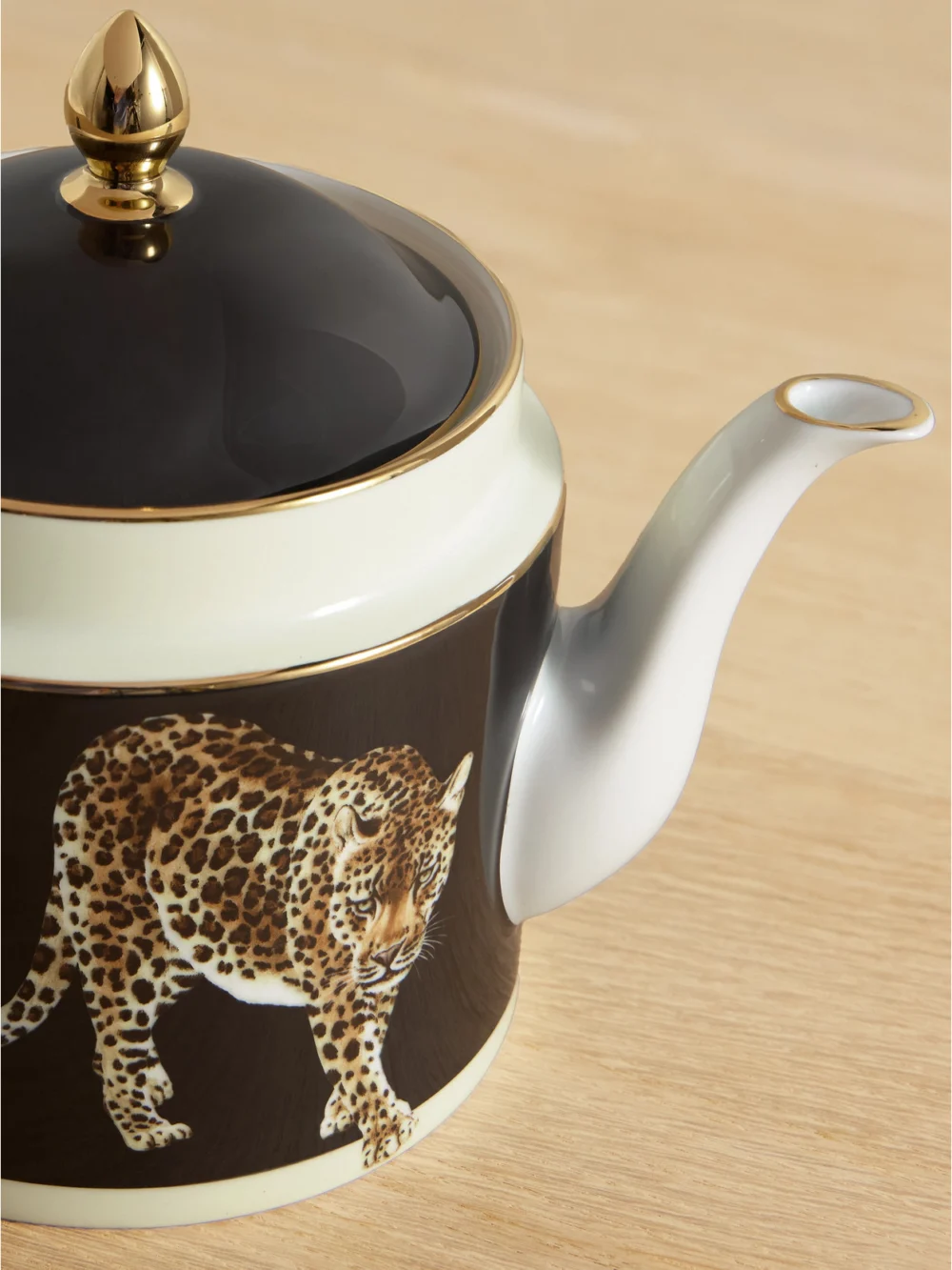 Close-up detail of the Dolce & Gabbana Printed Porcelain Tea Pot