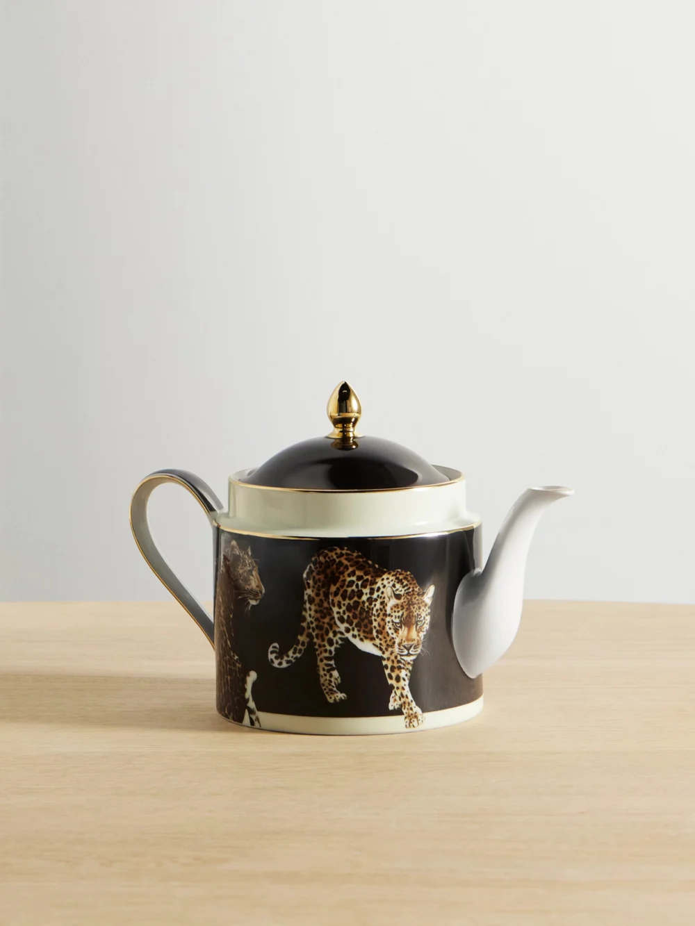 Dolce & Gabbana Printed Porcelain Tea Pot in leopard print