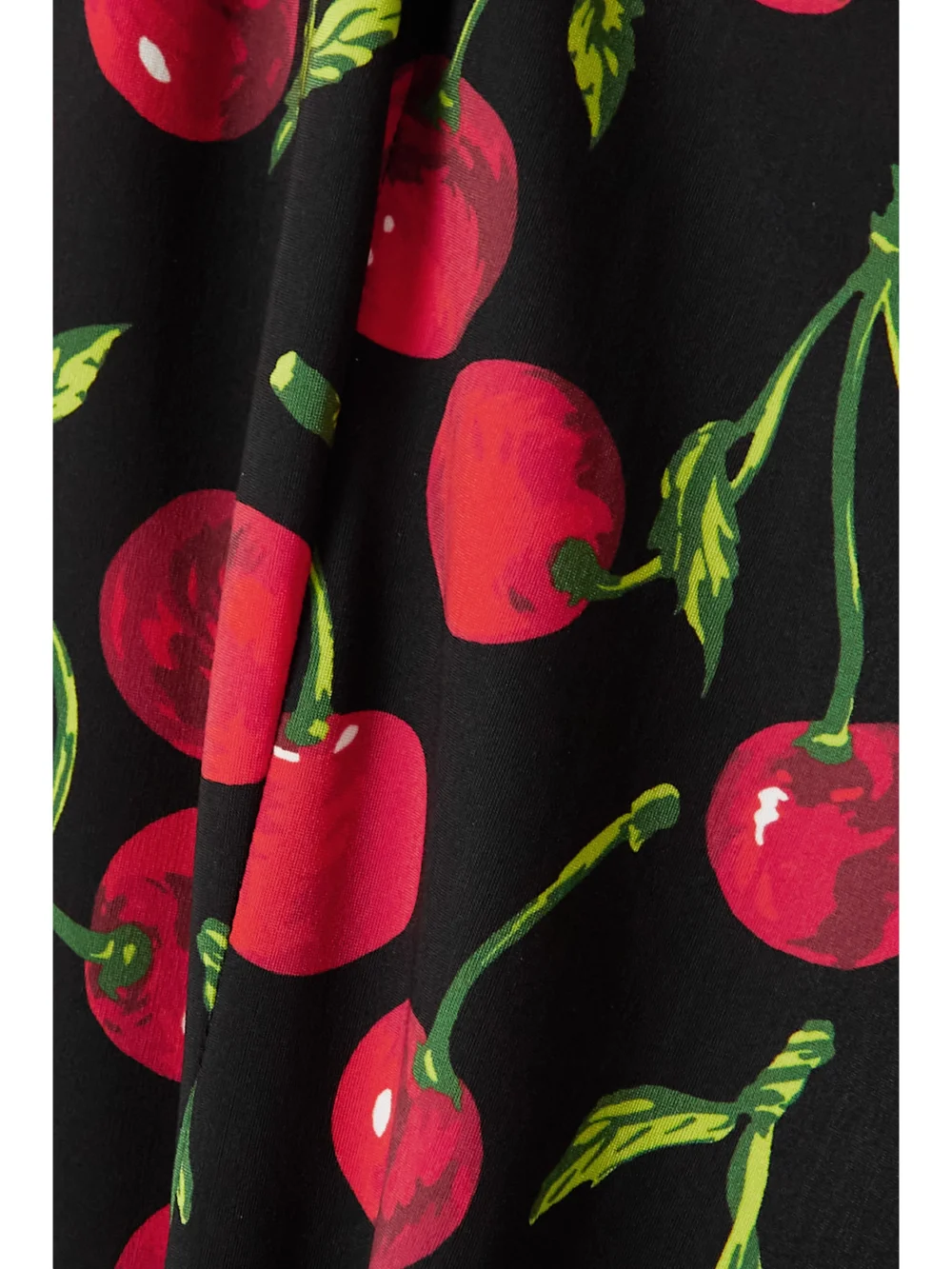 Close-up detail of the Dolce & Gabbana Printed Stretch-jersey Midi Dress