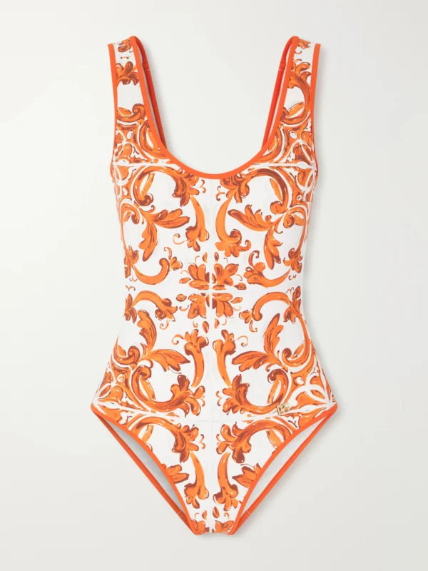 Dolce & Gabbana Printed Swimsuit