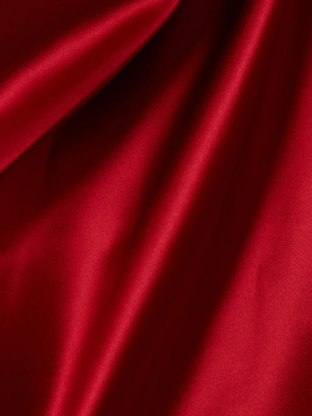 Close-up detail of the Dolce & Gabbana Ruched Satin Midi Dress