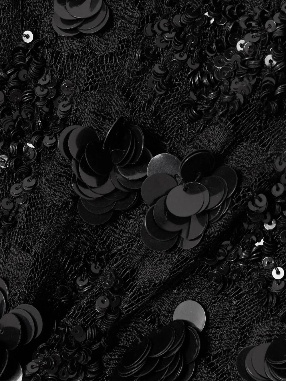 Close-up detail of the Dolce & Gabbana Sequin-embellished Lace Skirt