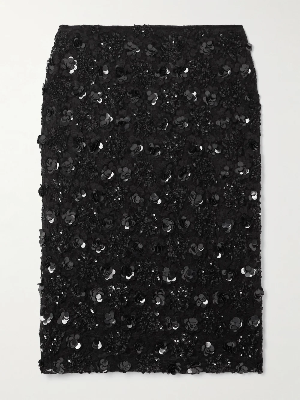 Dolce & Gabbana Sequin-embellished Lace Skirt in black