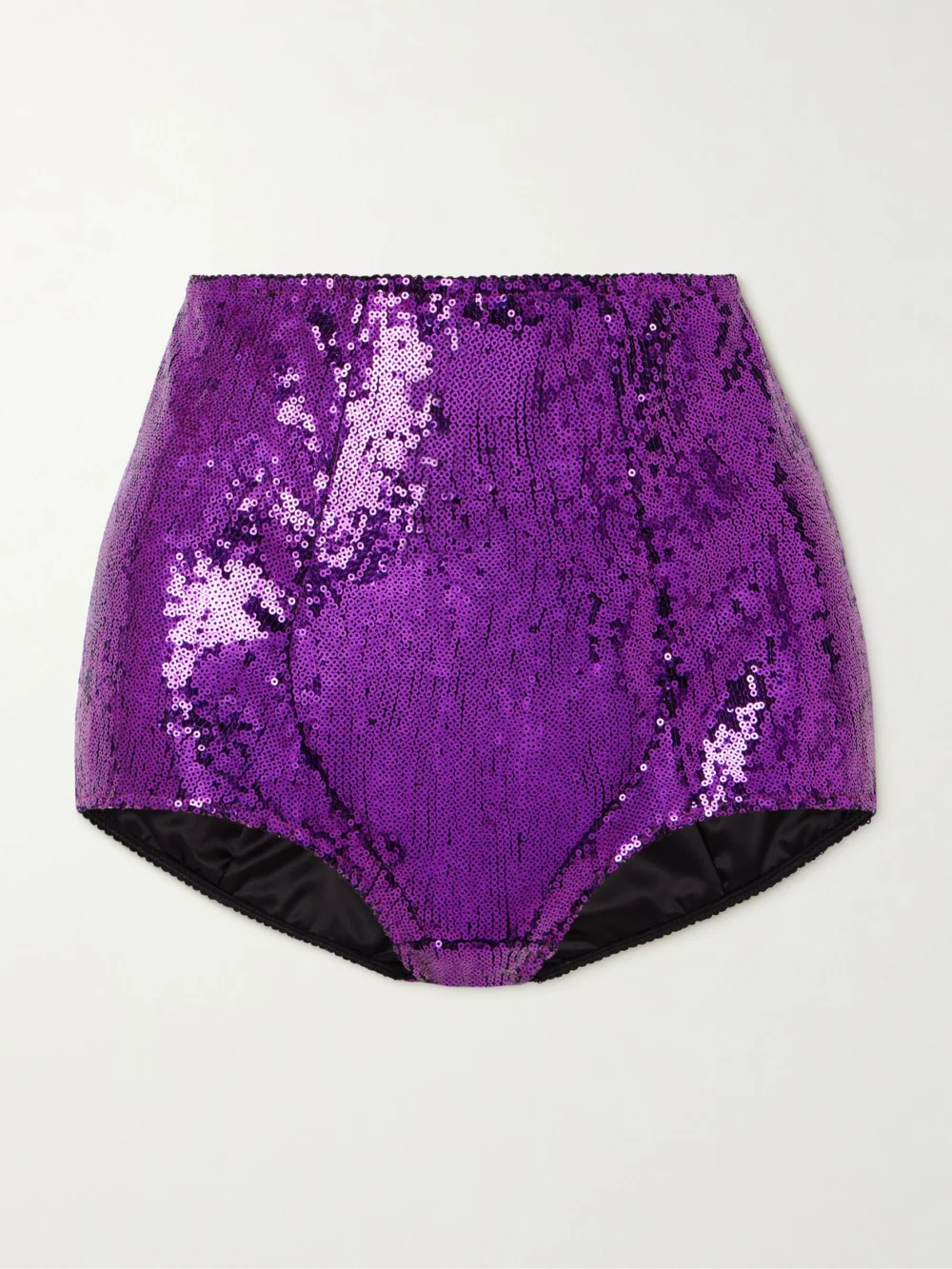Dolce & Gabbana Sequined Tulle Briefs in purple