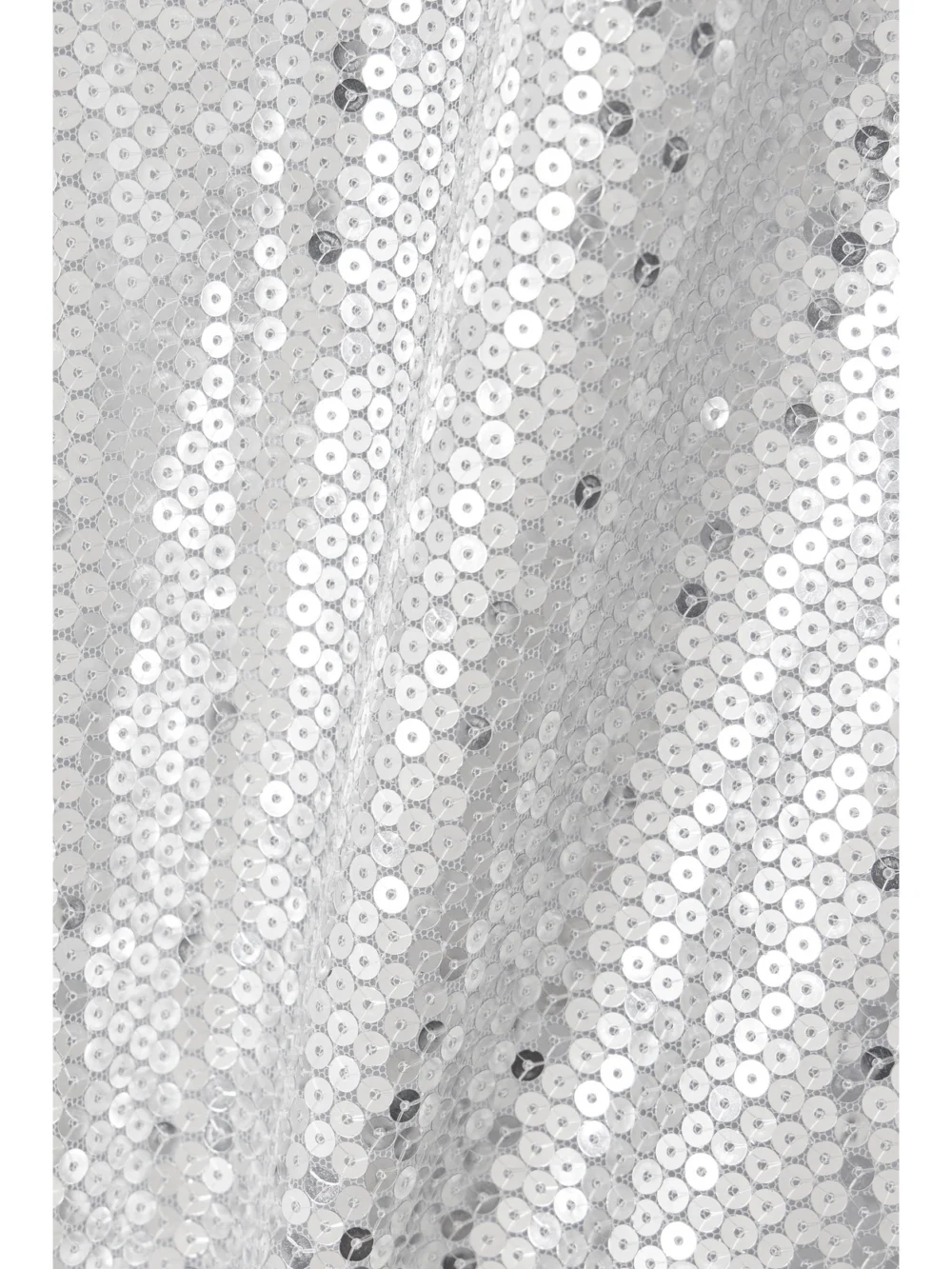 Close-up detail of the Dolce & Gabbana Sequined Tulle Mini Dress