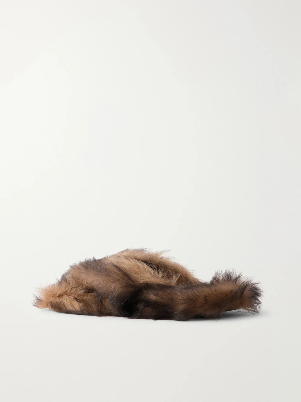 Back view of the Dolce & Gabbana Shearling Slides
