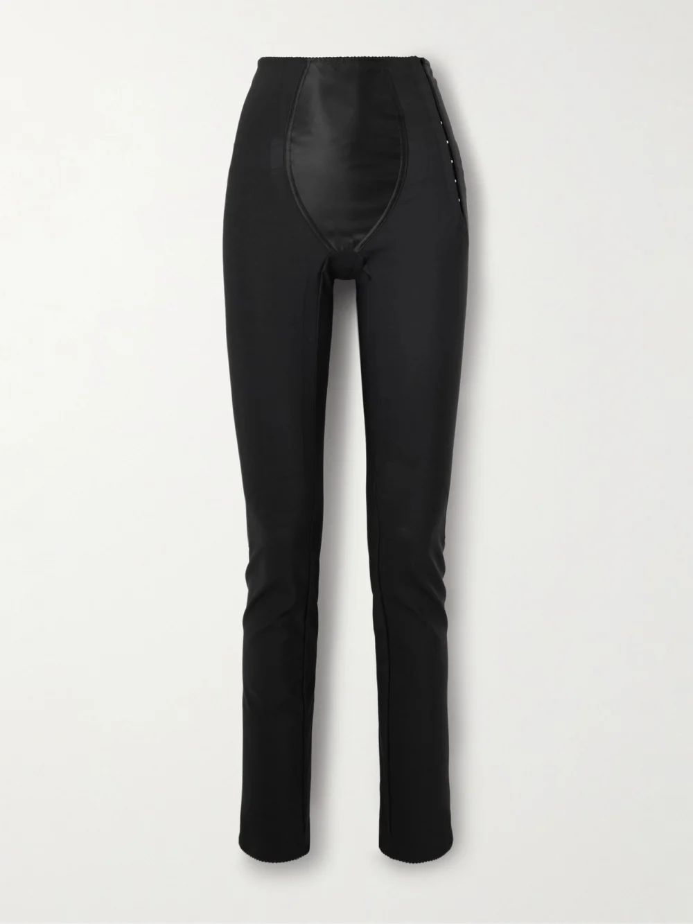 Dolce & Gabbana Shell-paneled Jersey Leggings in black