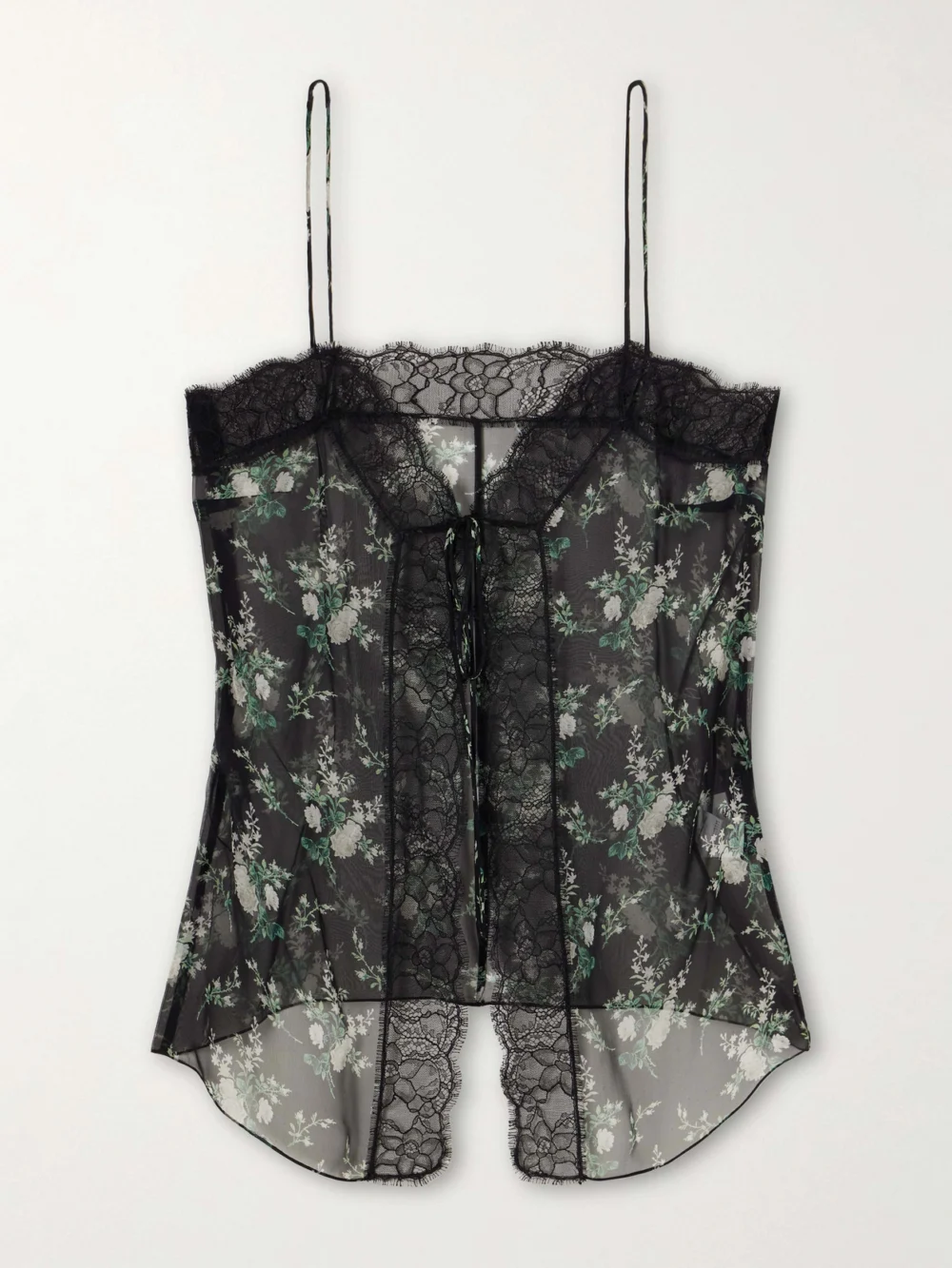 Dolce & Gabbana Silk and Cotton-blend Top in black