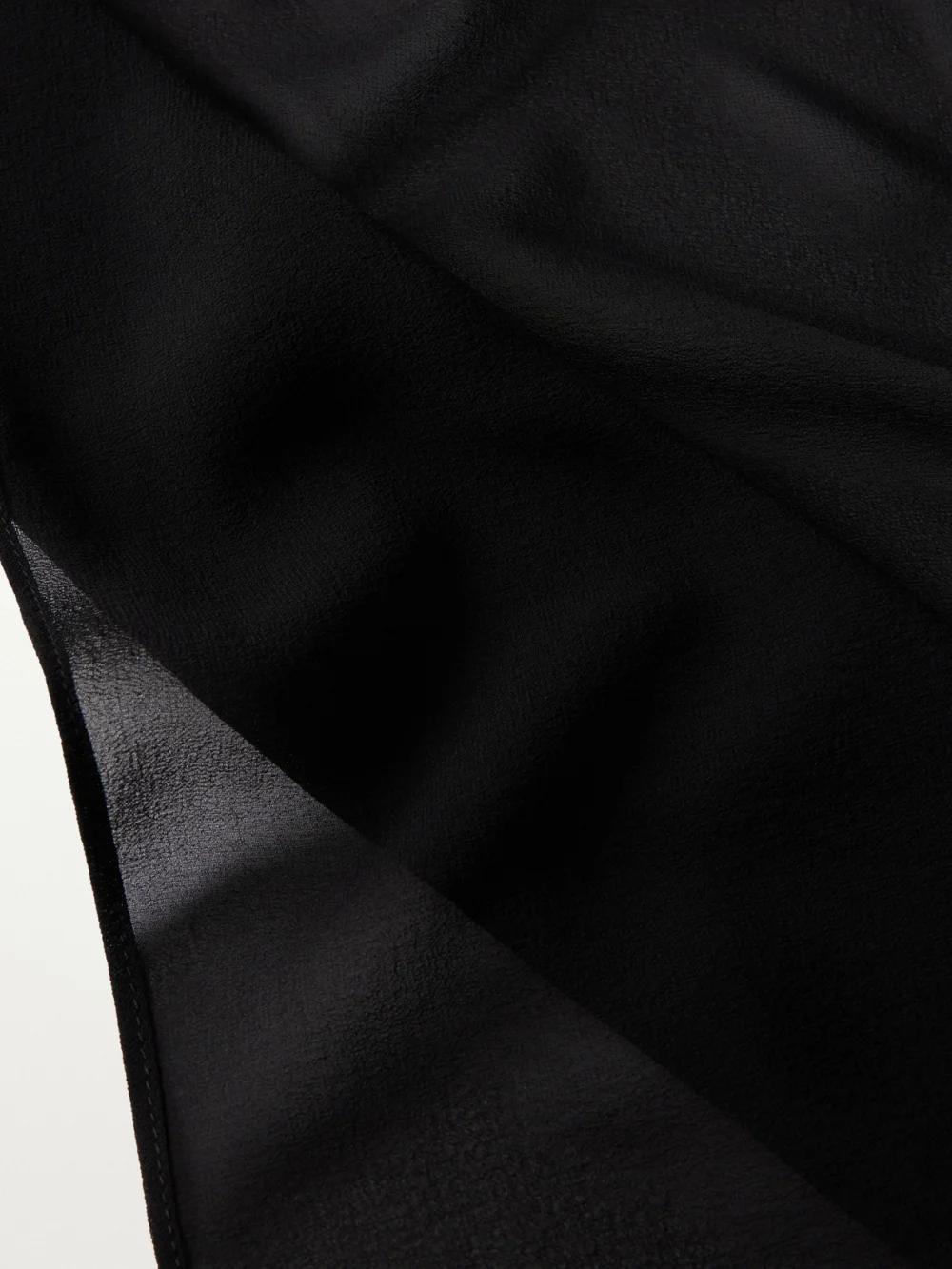 Close-up detail of the Dolce & Gabbana Silk-georgette Scarf