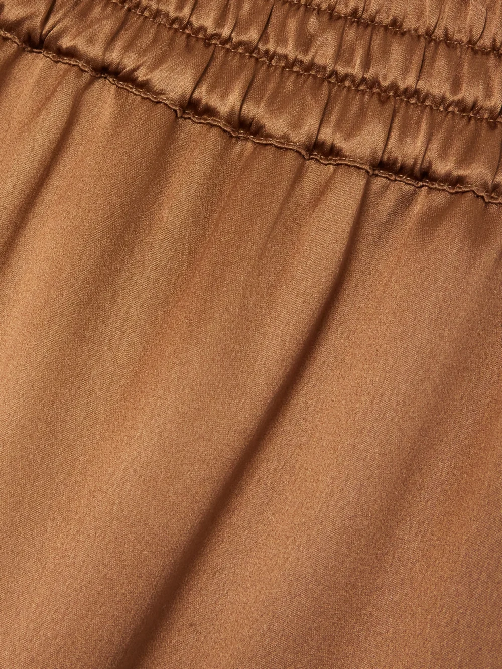 Close-up detail of the Dolce & Gabbana Silk-satin Straight-leg Pajama Pants
