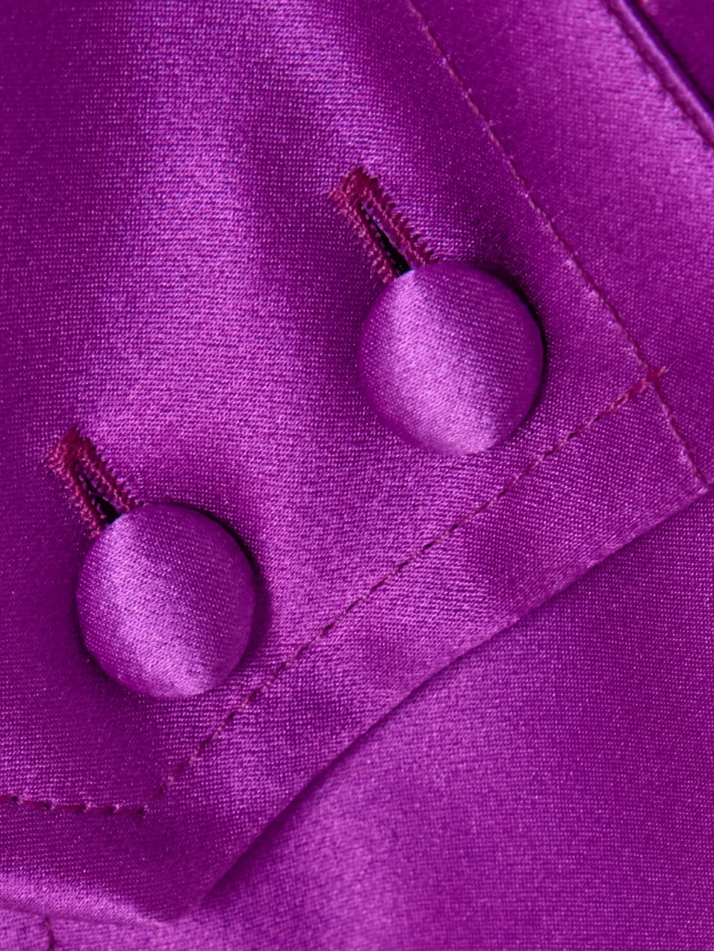 Close-up detail of the Dolce & Gabbana Silk-satin Turtleneck Blouse