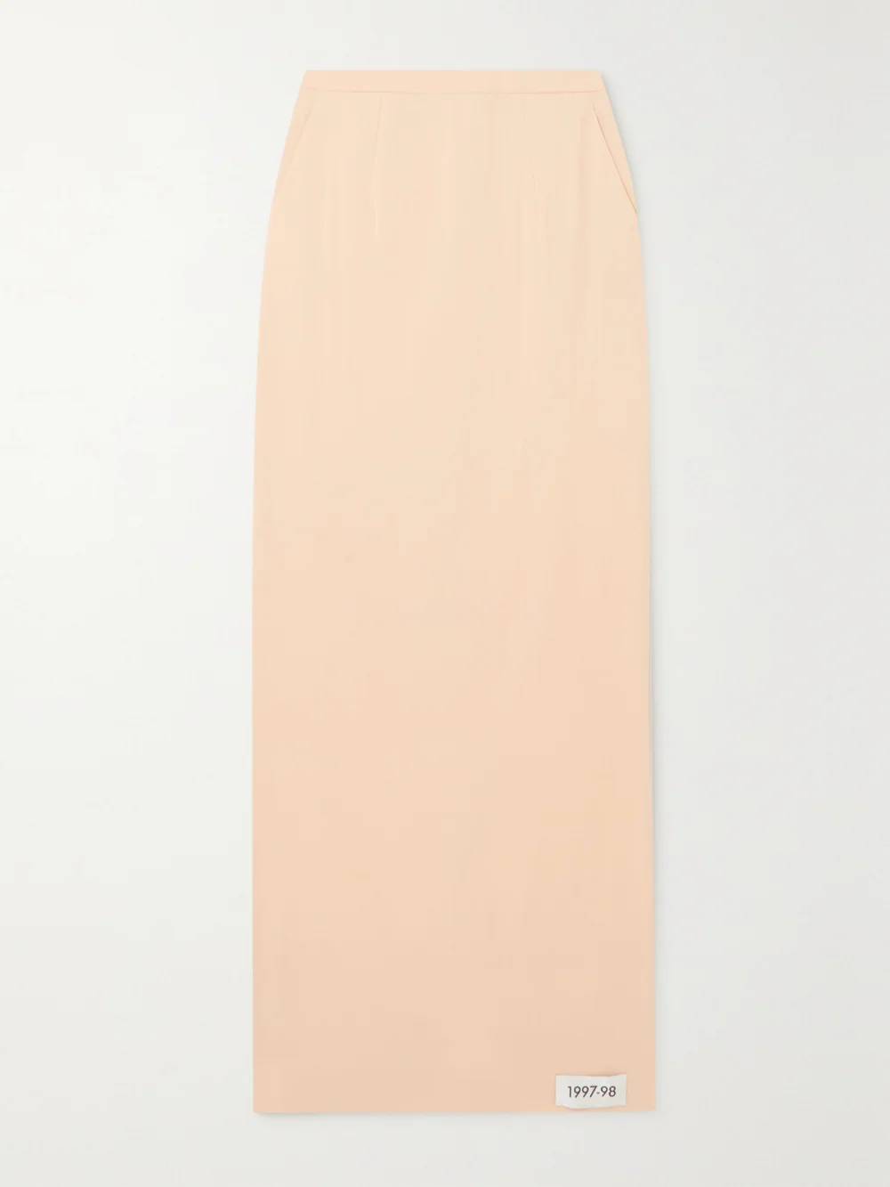Dolce & Gabbana Stretch-silk Georgette Maxi Skirt in neutral