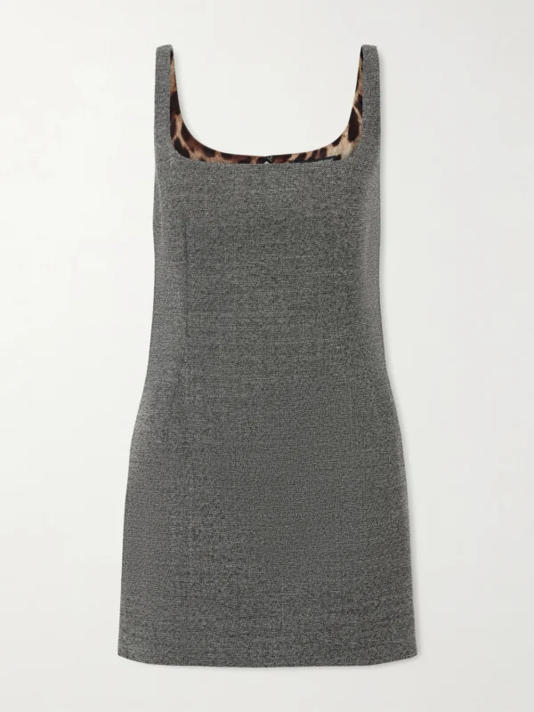 Dolce & Gabbana Stretch-wool Mini Dress