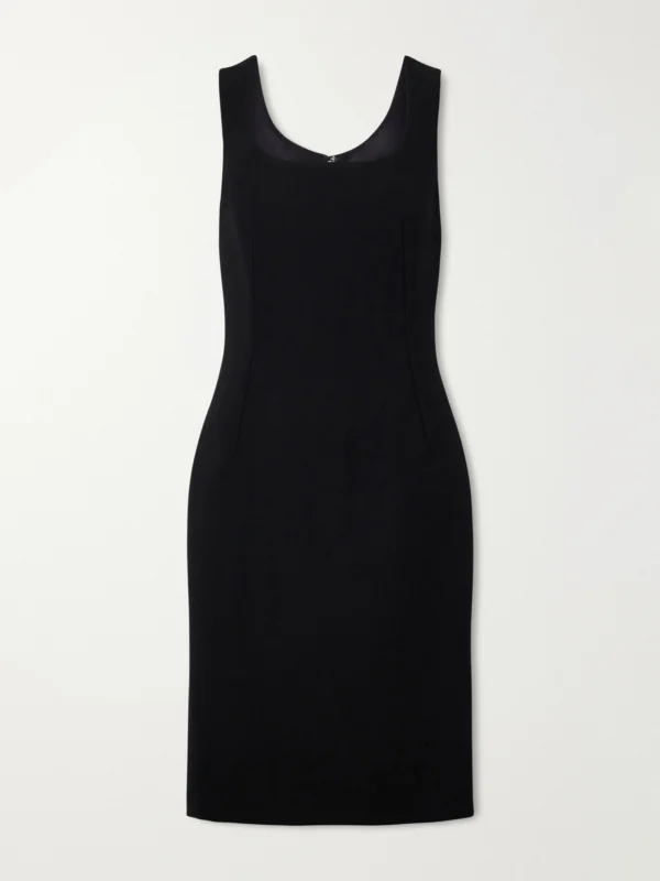 Dolce & Gabbana Virgin Wool-crepe Midi Dress