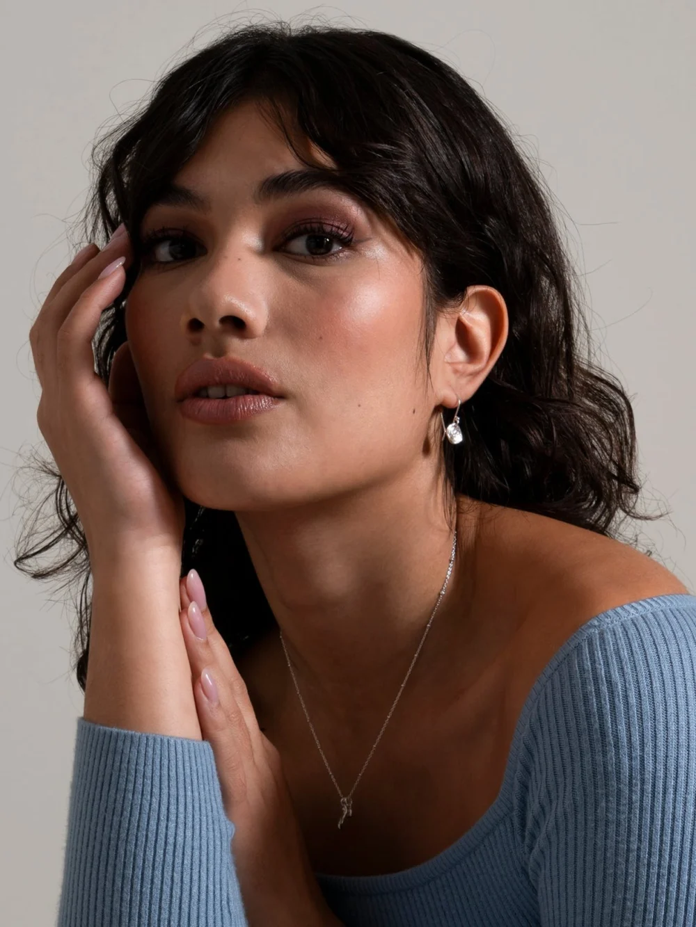 Dower & Hall 10mm Disc Nomad Earrings, view 5