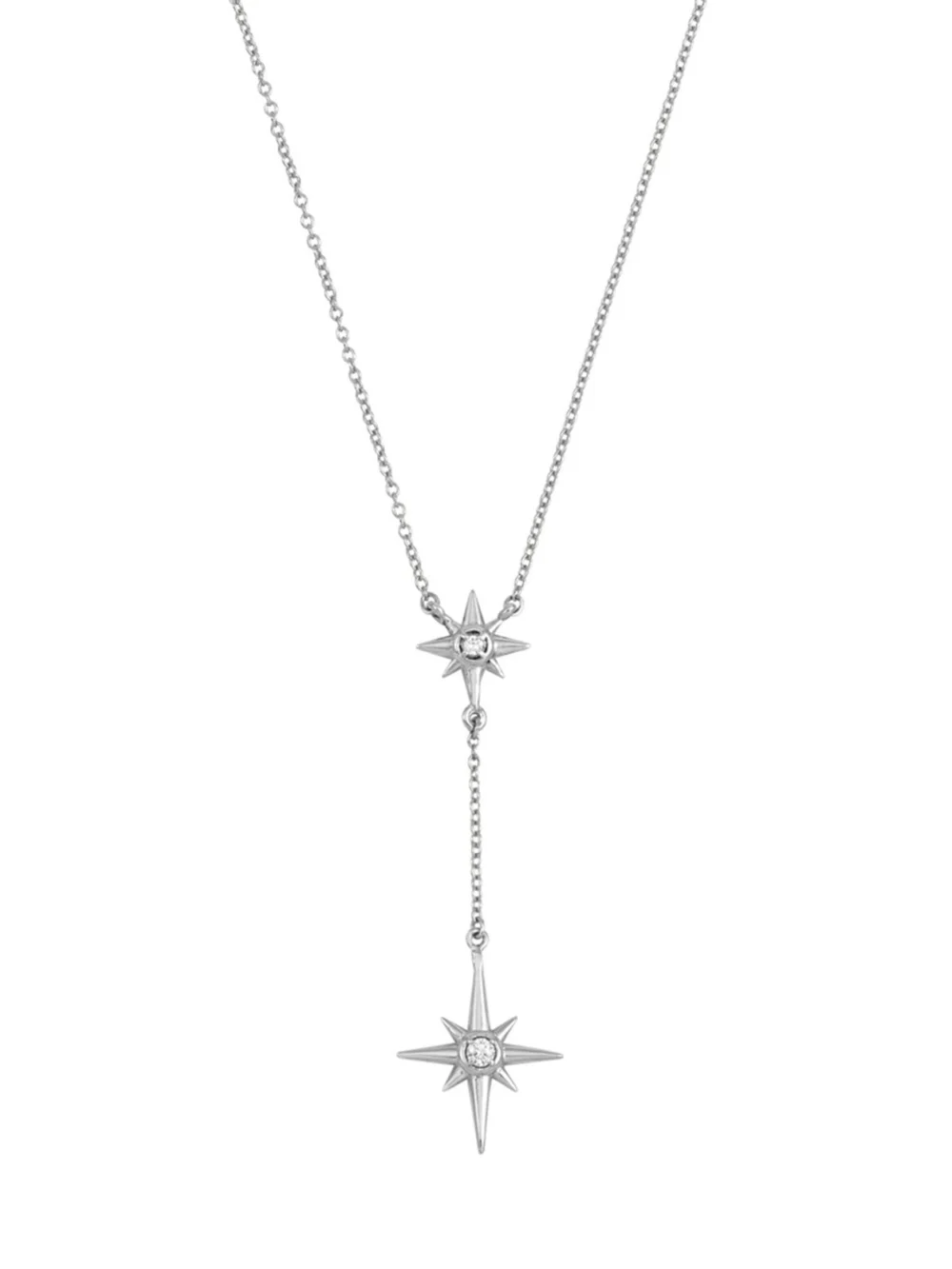 Dower & Hall 14k Gold & Diamond North Star Double Pendant, view 6