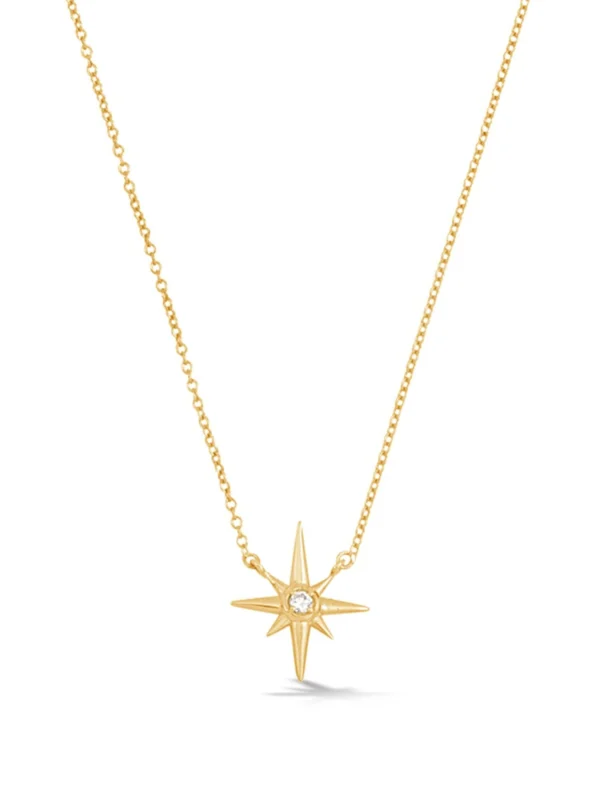 Dower & Hall 14k Gold & Diamond North Star Pendant