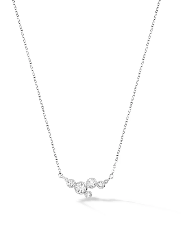 Dower & Hall 14k Gold Stargazer Five Diamond Pendant