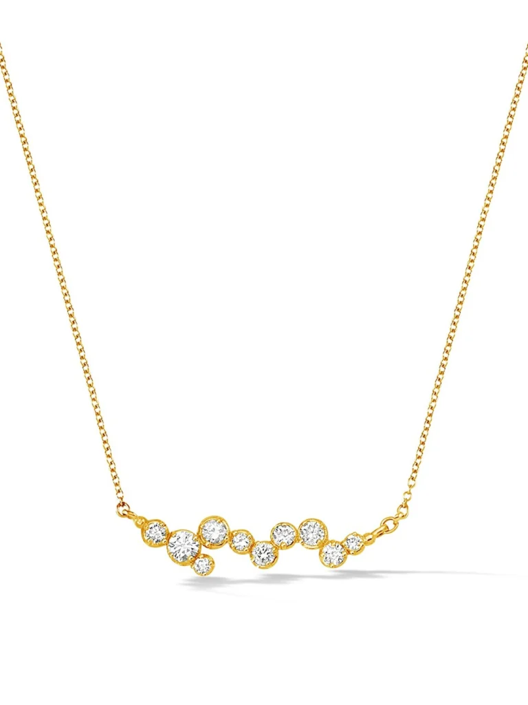 Dower & Hall 14k Gold Stargazer Ten Diamond Pendant