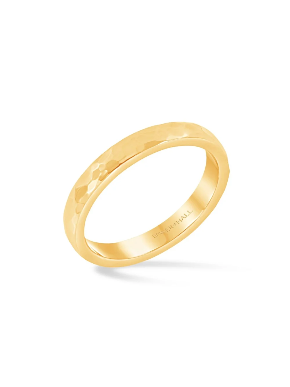 Dower & Hall 14k Hammered Twinkle Ring