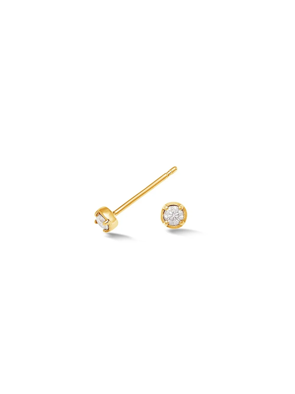 Dower & Hall 14k Stargazer Diamond Studs