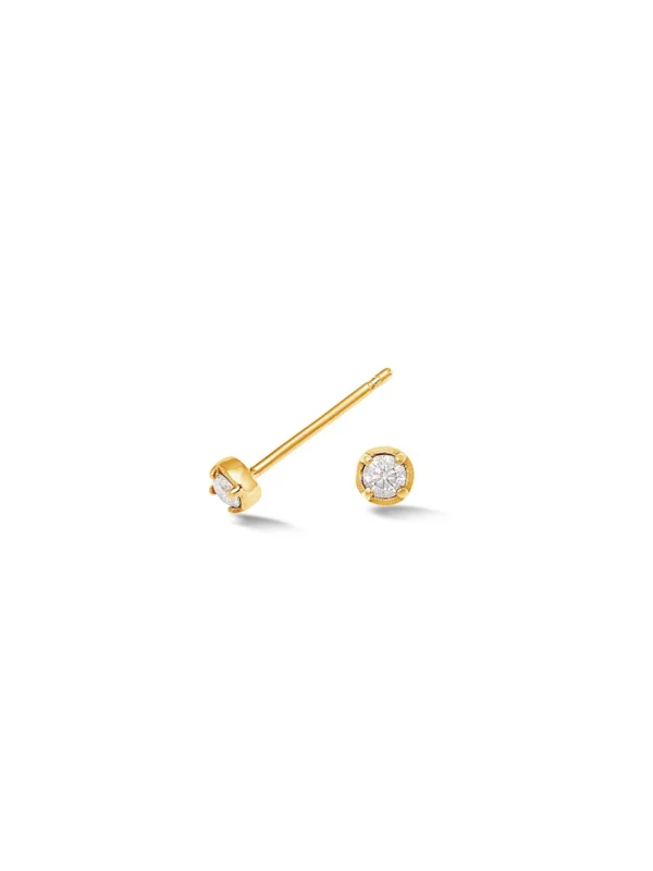 Dower & Hall 14k Stargazer Diamond Studs