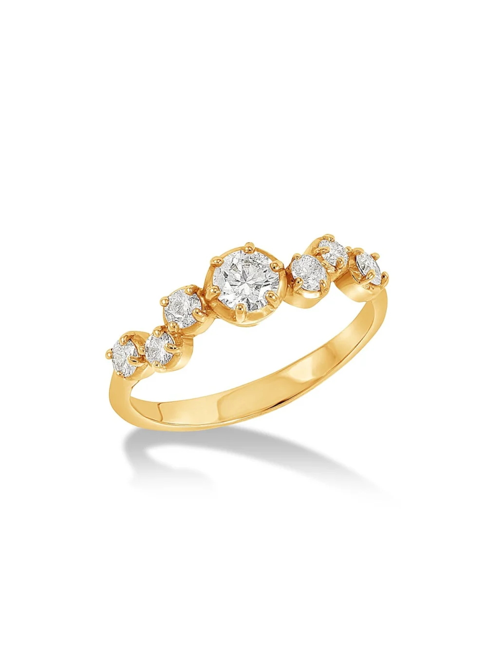 Dower & Hall 18k Diamond Stargazer Ring - 0.66ct