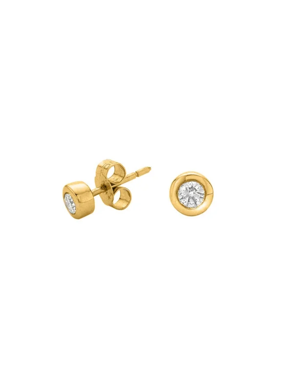 Dower & Hall 18k Gold & Diamond Cascade Studs
