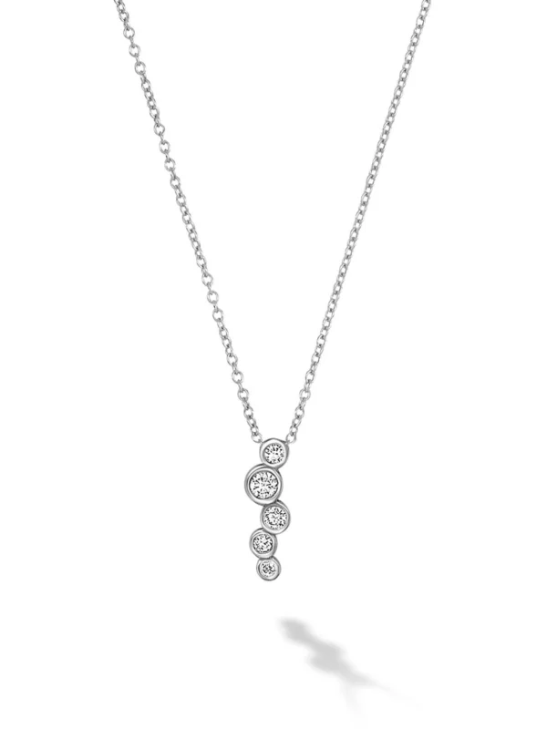 Dower & Hall 18k Gold Diamond Small Cascade Pendant