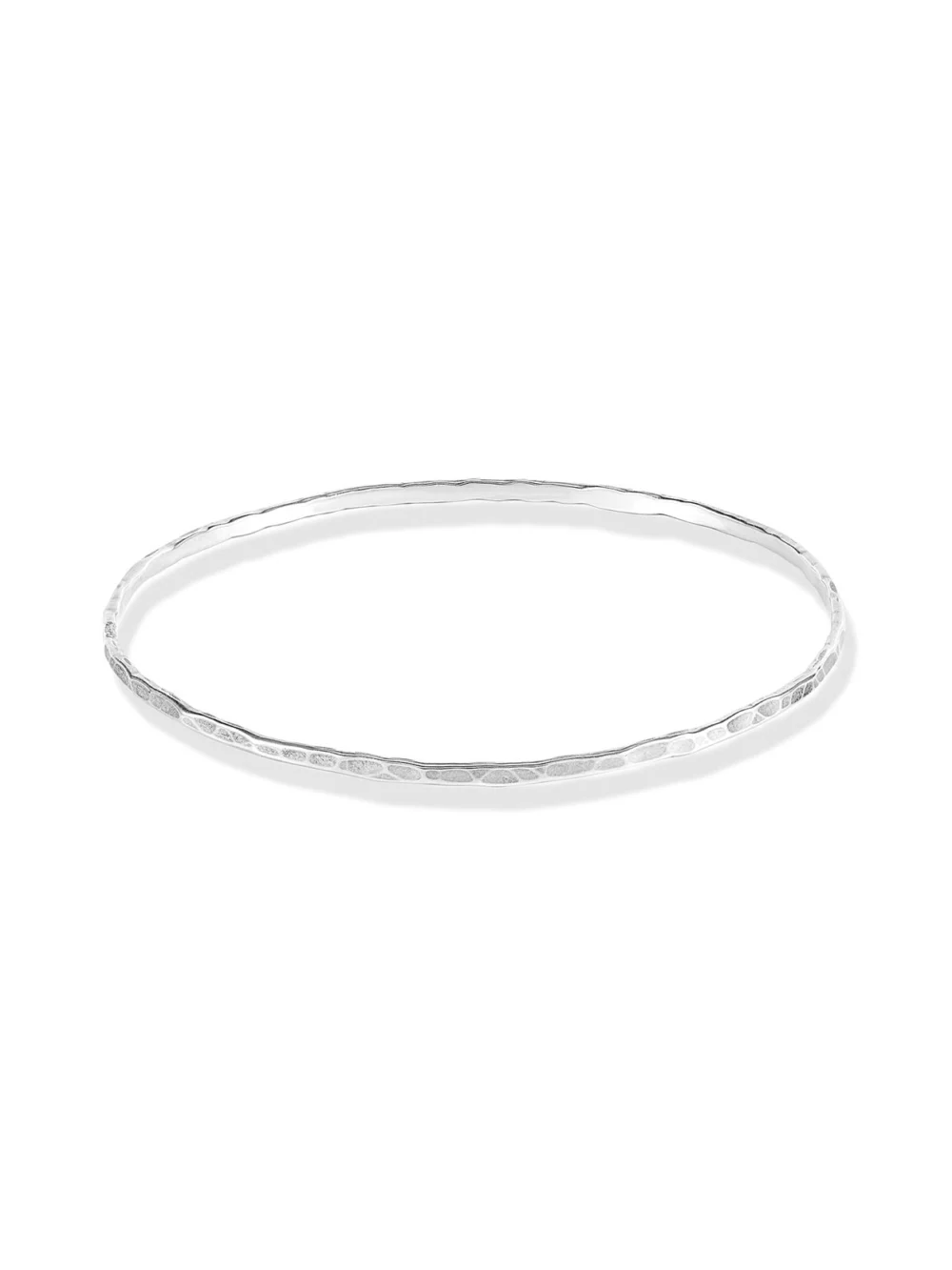 Dower & Hall 2mm Hammered Nomad Bangle