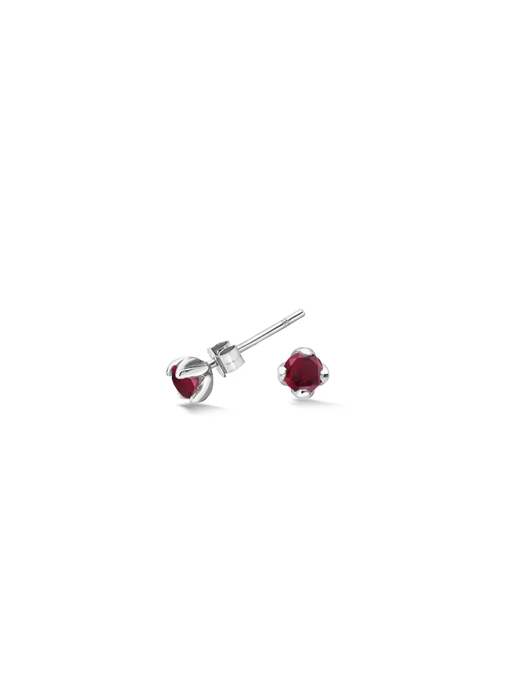 Dower & Hall 4mm Garnet Orissa Studs