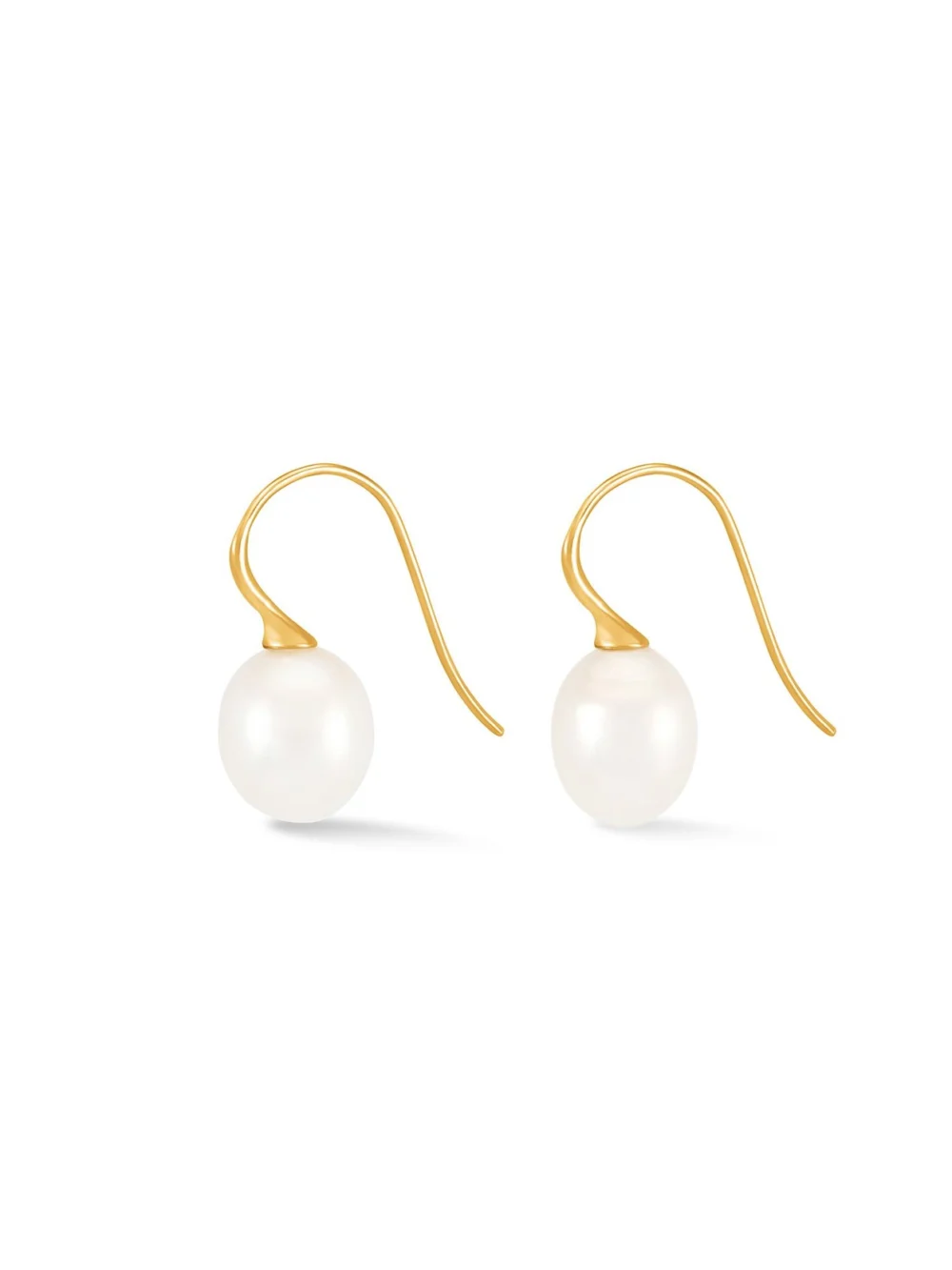Dower & Hall 9k Gold & South Sea Pearl Waterfall Earrings