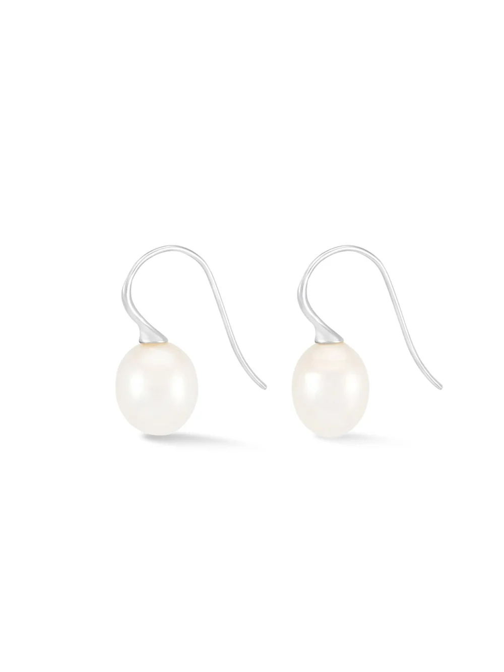 Dower & Hall 9k Gold & South Sea Pearl Waterfall Earrings, view 4