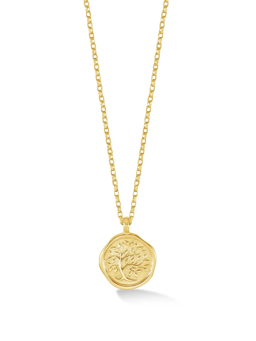 Dower & Hall 9k Gold Tree of Life Tiny Talisman Necklace