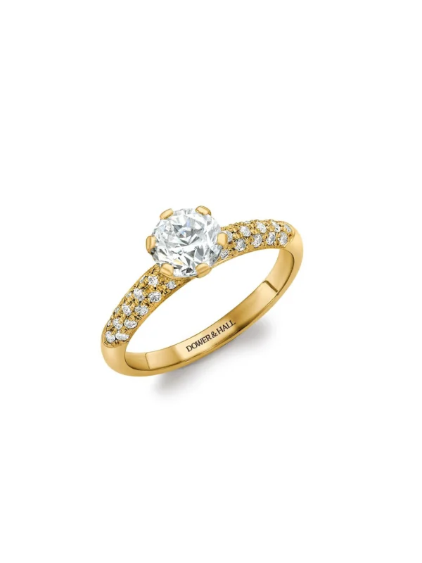 Dower & Hall Angel Diamond Engagement Ring