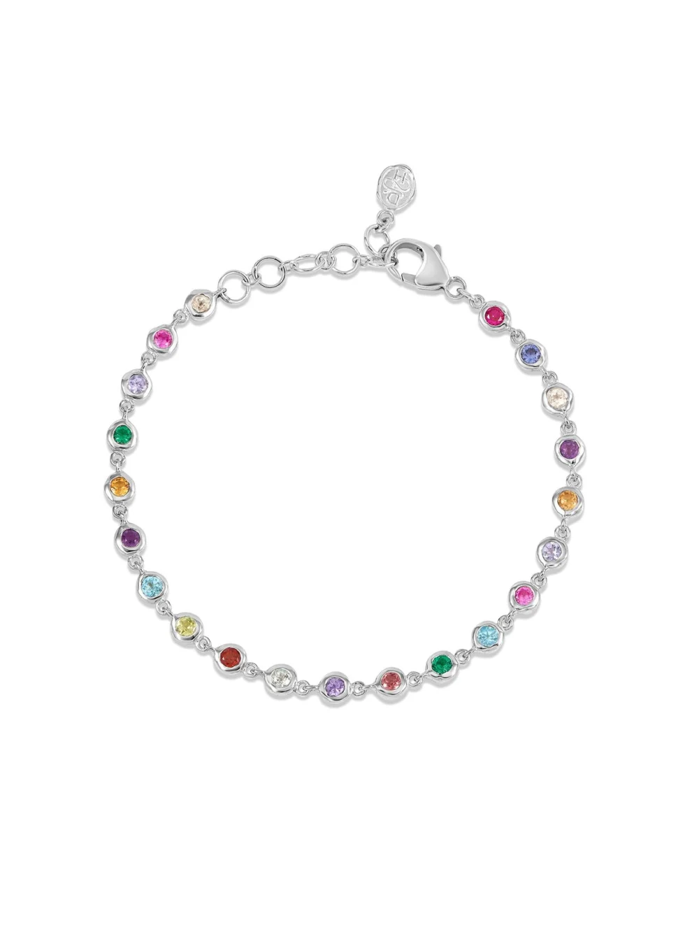 Dower & Hall Array Gemstone Line Bracelet, view 4
