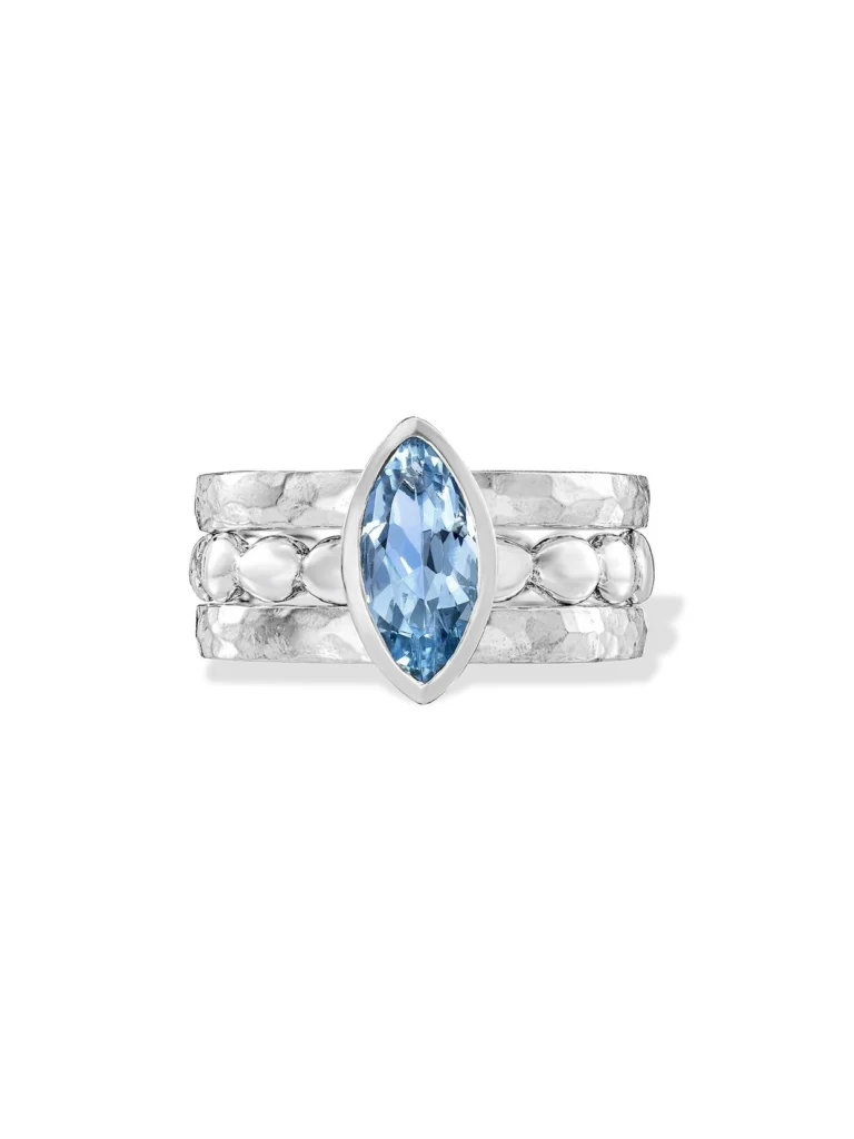 Dower & Hall Capri Twinkle Stacking Rings