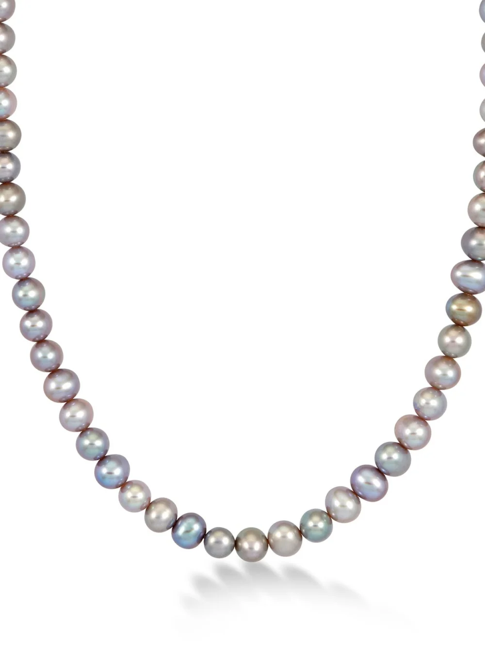 Dower & Hall Dove Grey Freshwater Luna Pearl Necklace