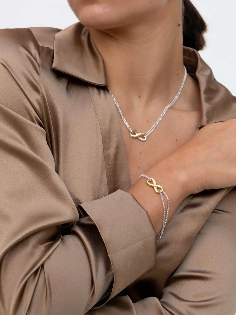 Dower & Hall Entwined Infinity Bracelet, view 2