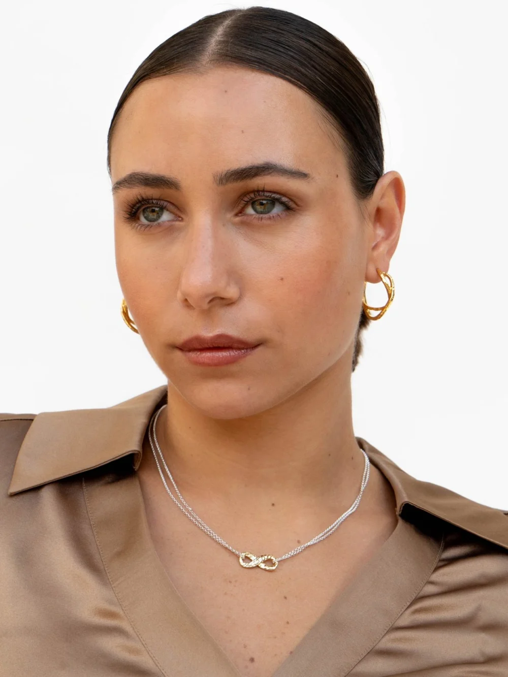 Dower & Hall Entwined Infinity Pendant, view 2