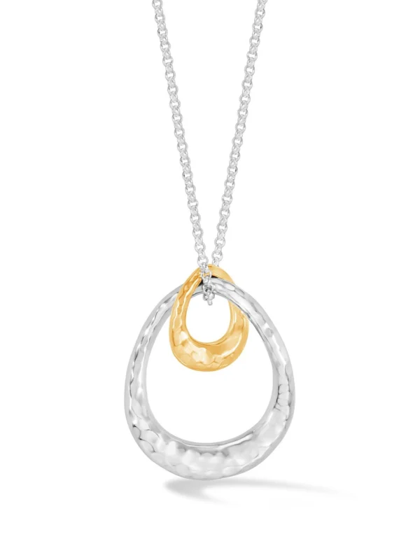 Dower & Hall Entwined Large Double Oval Pendant