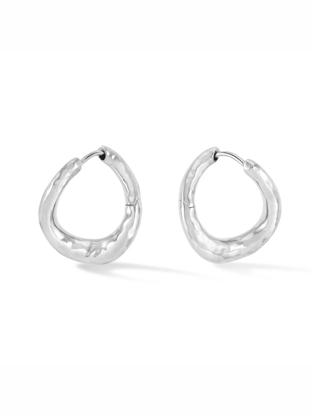 Dower & Hall Entwined Twist Huggie Hoops, view 4