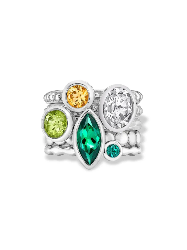 Dower & Hall Envy Twinkle Stacking Rings