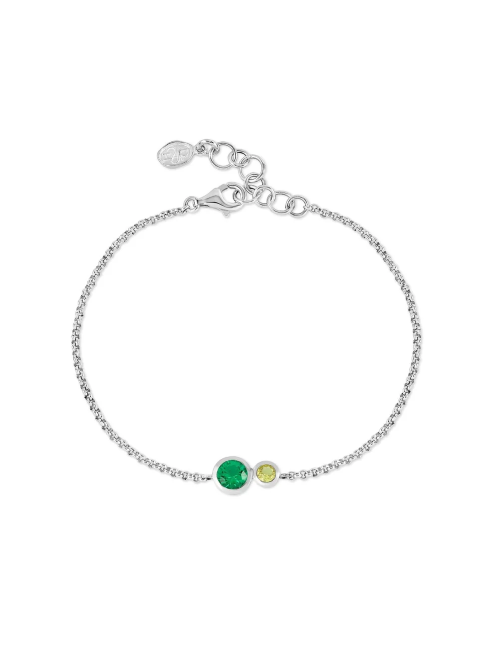 Dower & Hall 'Greens' Tutti Frutti Duo Chain Bracelet