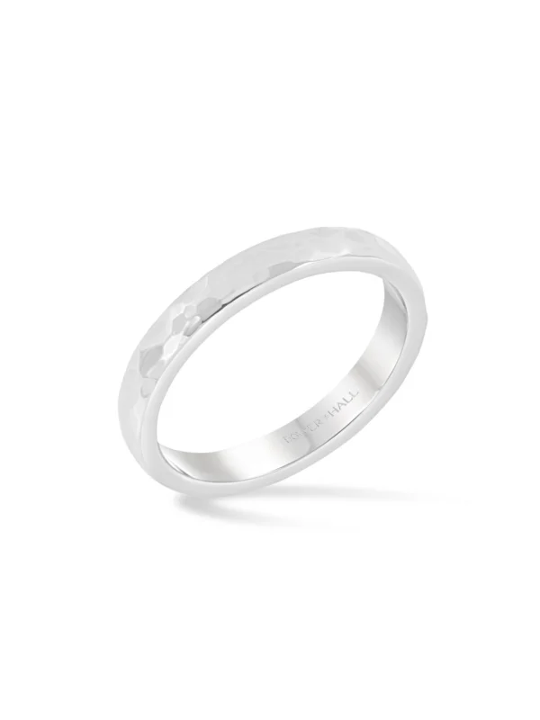 Dower & Hall Hammered Twinkle Ring