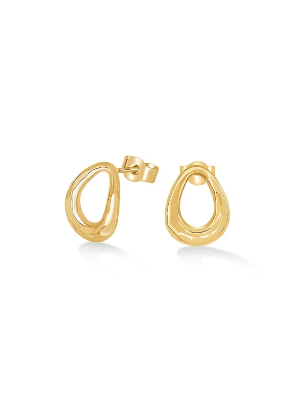 Dower & Hall Large Entwined Oval Studs