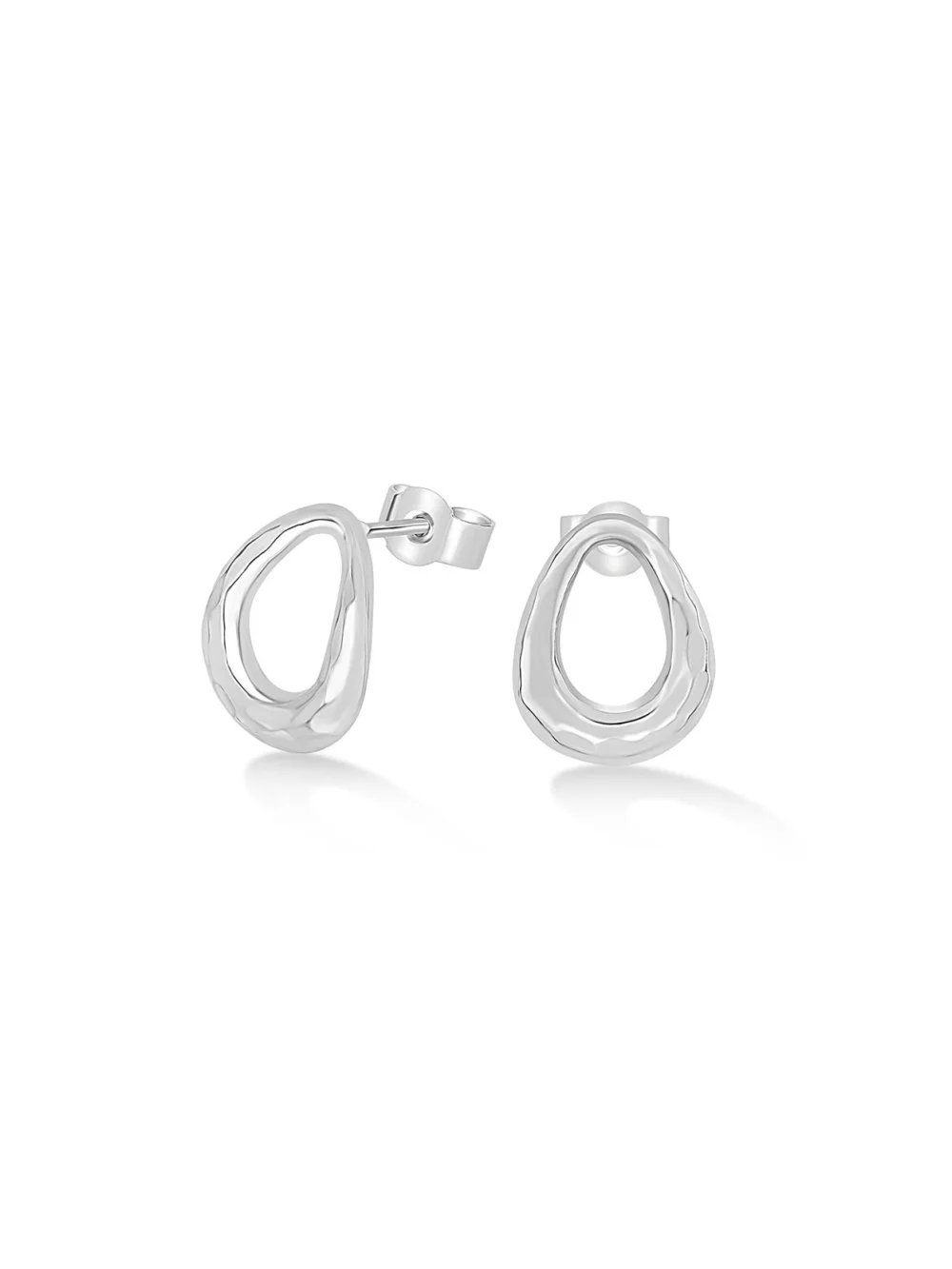 Dower & Hall Large Entwined Oval Studs, view 4