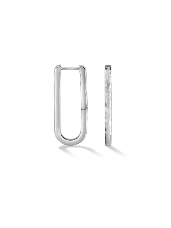 Dower & Hall Large Nomad Link Huggie Hoops