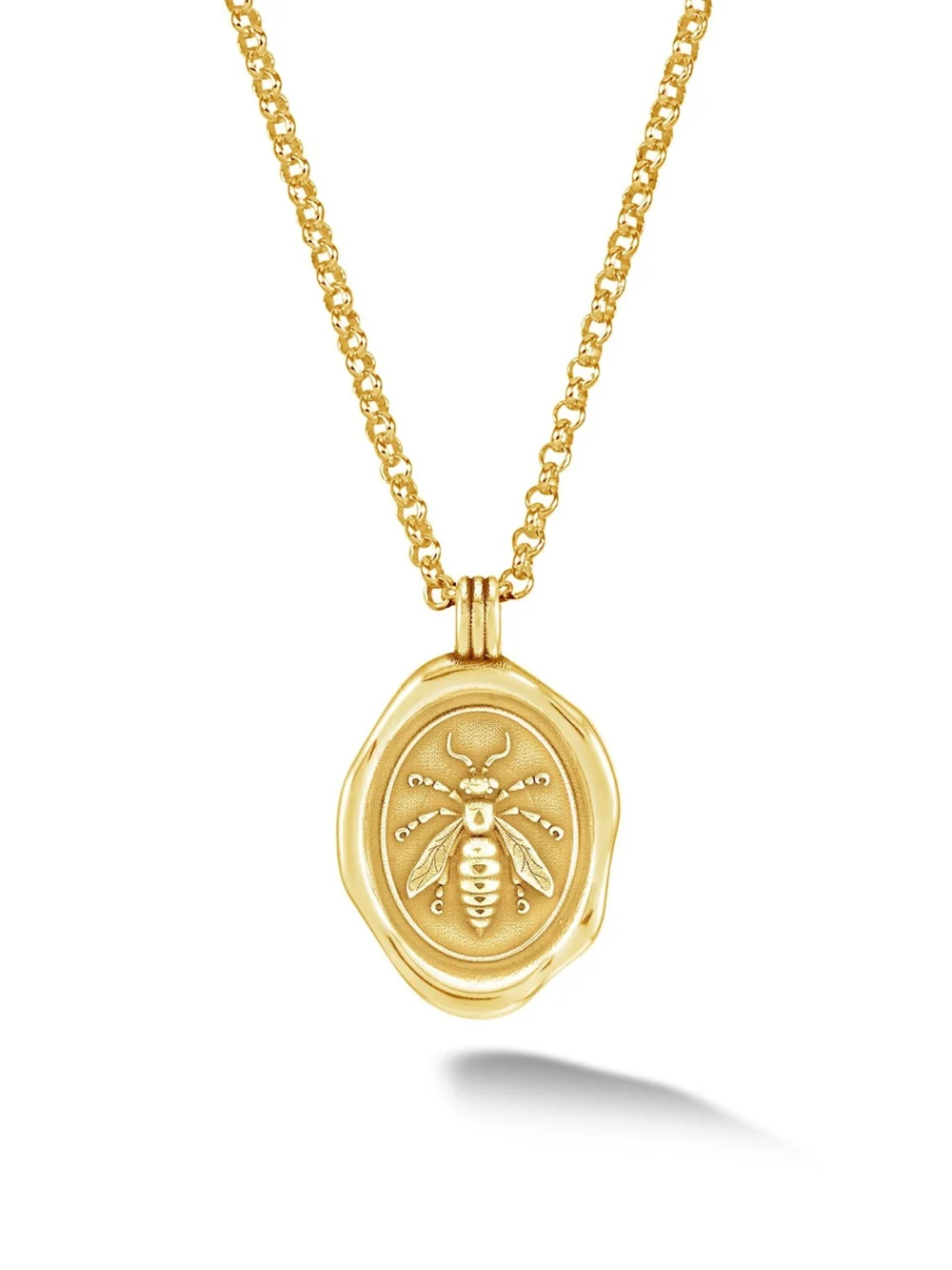 Dower & Hall Men's Achievement Wasp Talisman Necklace, view 5