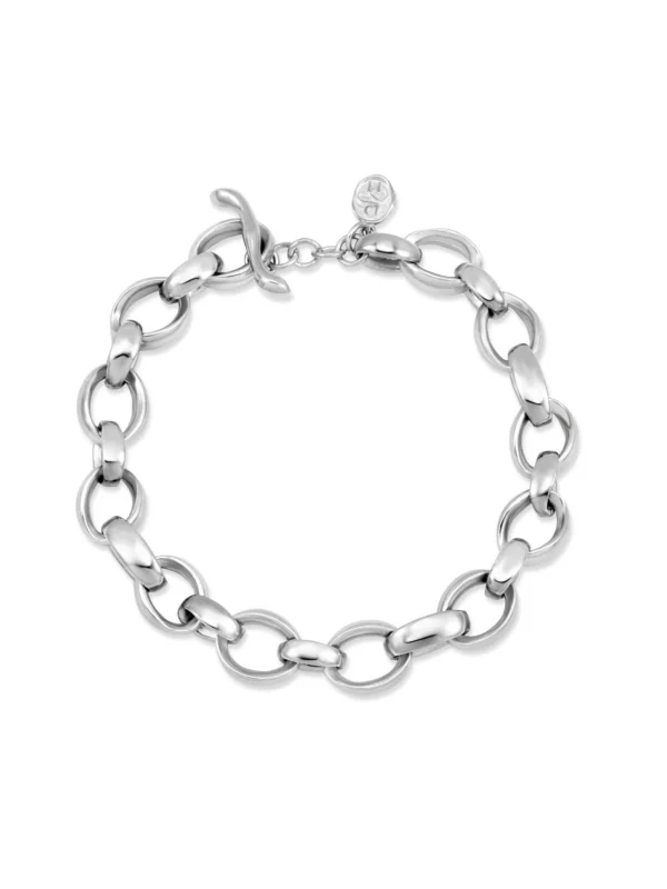Dower & Hall Men's Chunky Oval Link Nomad Bracelet